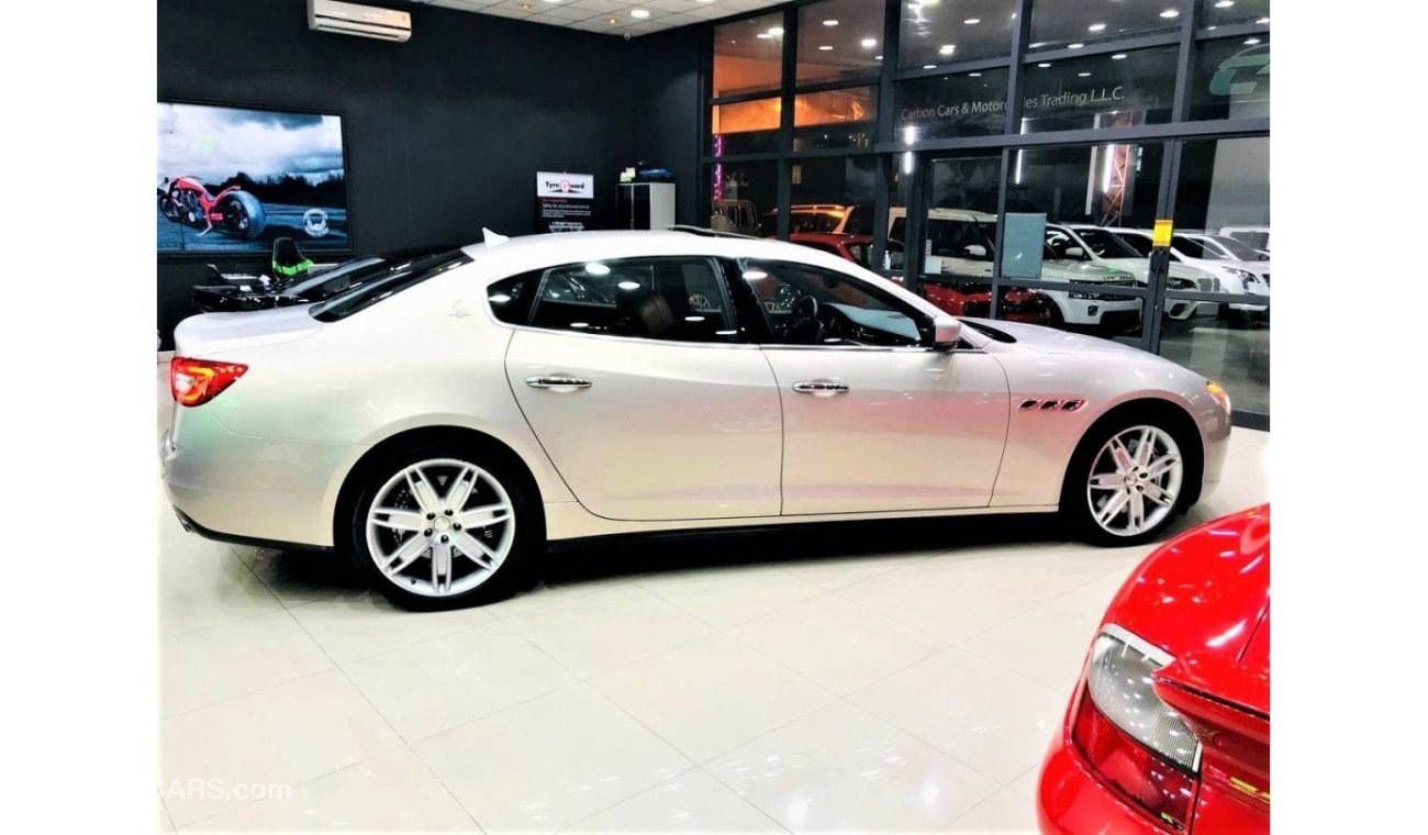 مازيراتي كواتروبورتي MASERATI QUATTROPORTE GTS 2014 GCC CAR LOW MILEAGE ONLY 77K KM FOR 129K AED