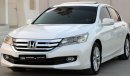 Honda Accord Honda accord 2015 GCC 6 cylinder full option without accidents, very clean from inside and outside