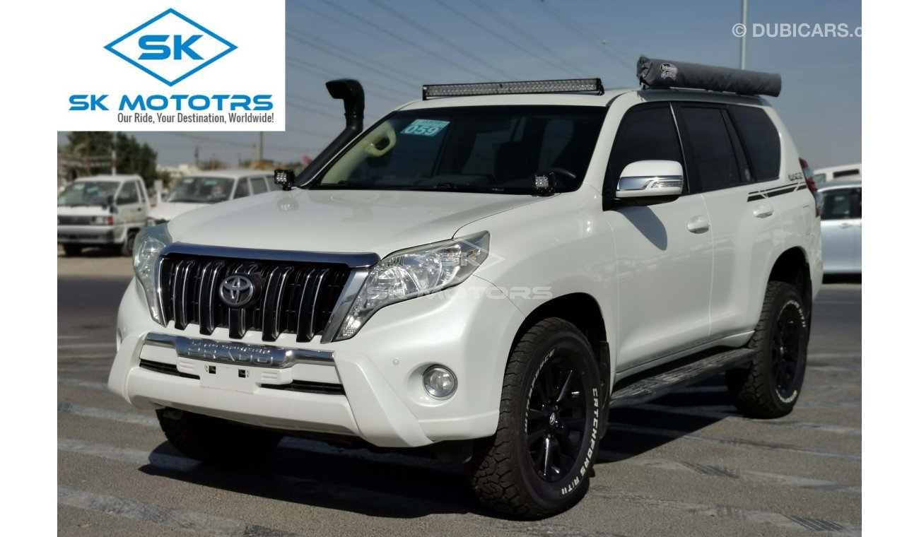 Toyota Prado GXR, FULL,  4.0L, Sunroof, DVD Camera, Front Power Seats, OFF ROAD customized (LOT #501)