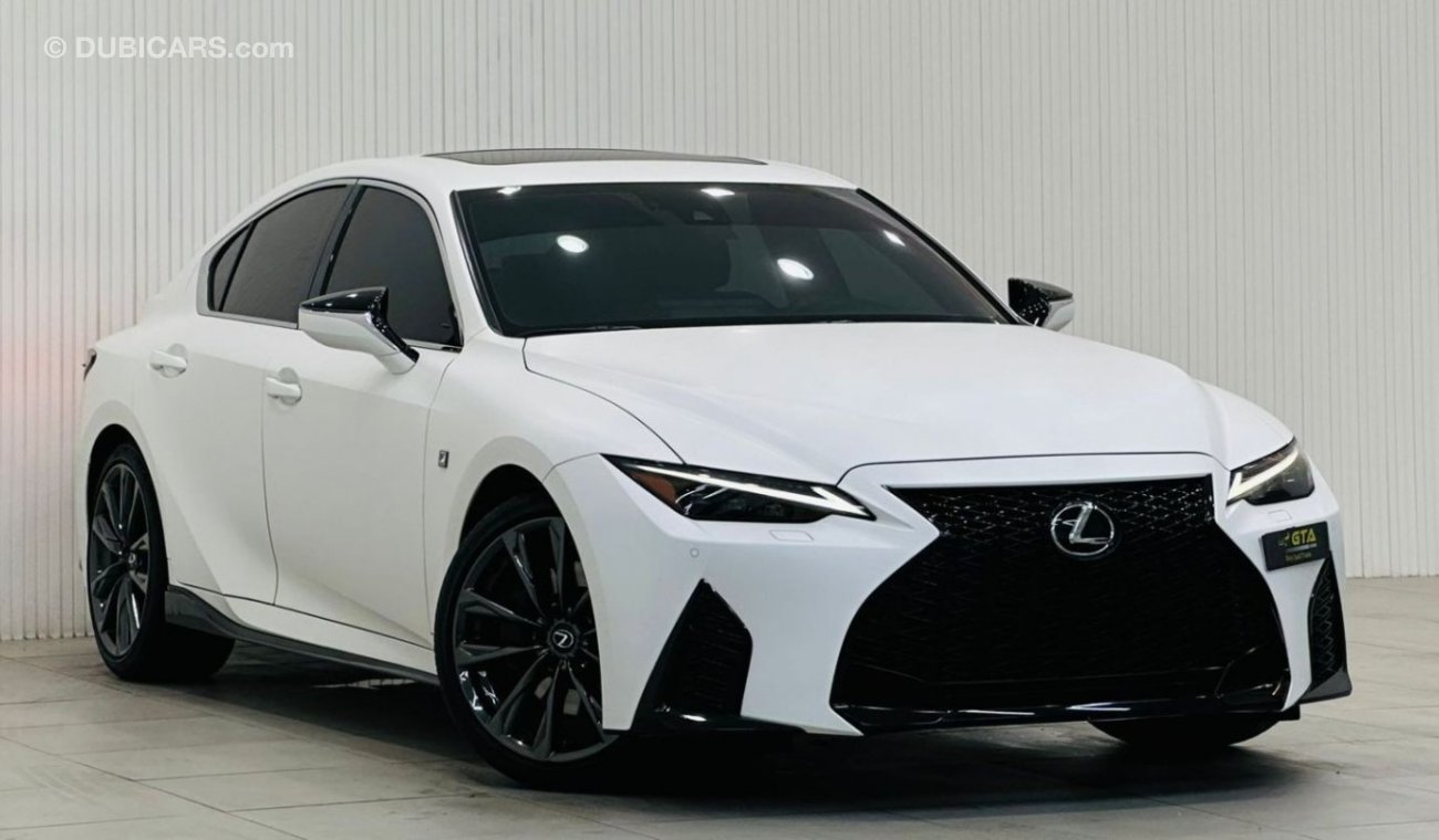 Lexus IS350 2023 Lexus IS350 F-Sport, White Matt, DEC 2028 Al Futtaim Warranty + DEC 2025 Service Contract, GCC