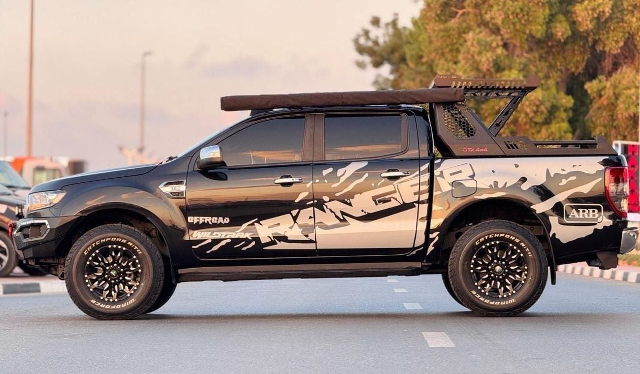 فورد رانجر OFF ROAD WILD TRAK | RHD | 2018 | (AT) | 3.2L DIESEL ENGINE | REAR VIEW CAMERA | SIDE AWNING CAMPING