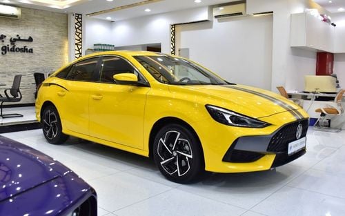 MG GT LUXURY EXCELLENT DEAL for our MG GT ( 2023 Model ) in Yellow Color GCC Specs