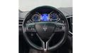 Maserati Ghibli 2014 Maserati Ghibli S, Full Maserati Service History, Low Kms, GCC