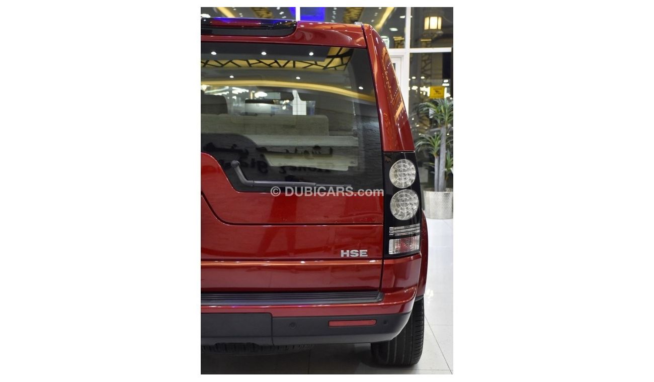 Land Rover Discovery EXCELLENT DEAL for our Land Rover LR4 SCV6 HSE ( 2015 Model ) in Red Color GCC Specs