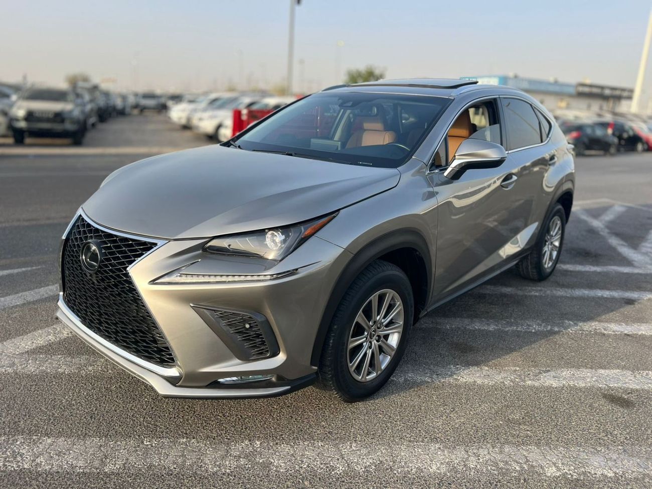 لكزس NX 300 2021 LEXUS NX 300 -2.0 L - V4 - Sunroof - Push Start - Leather & Electric Seats - Trunk Automatic -
