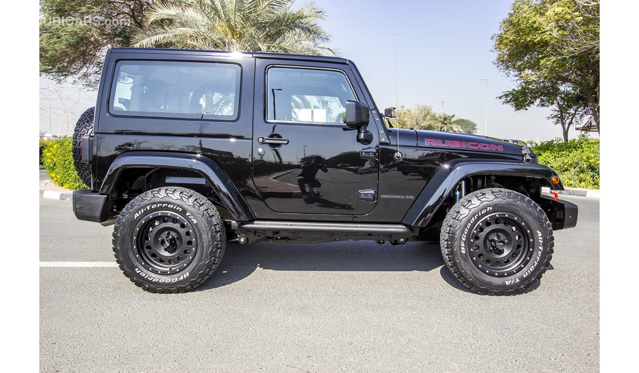 Jeep Wrangler RUBICON - 2015 - GCC - ZERO DOWN PAYMENT - 1560 AED/MONTHLY - 1 YEAR WARRANTY