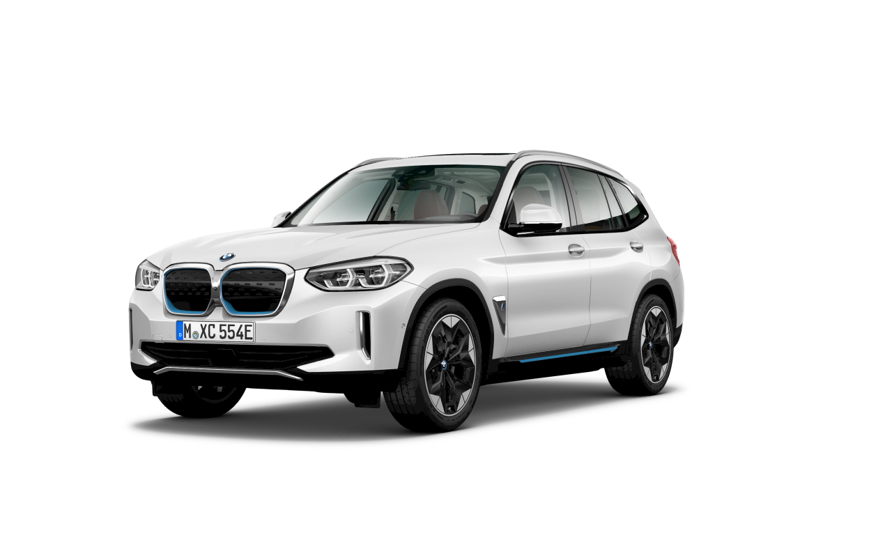 BMW iX3 cover - Front Left Angled