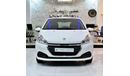 Peugeot 208 LOW MILEAGE! EXCELLENT DEAL for our Peugeot 208 2016 Model in White Color GCC Specs