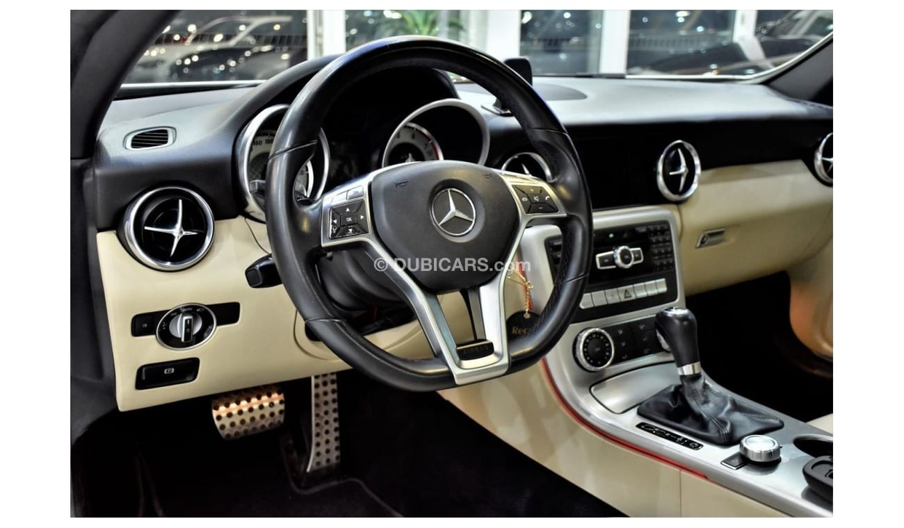Mercedes-Benz SLK 250 EXCELLENT DEAL for our Mercedes Benz SLK 250 ( 2012 Model ) in White Color GCC Specs