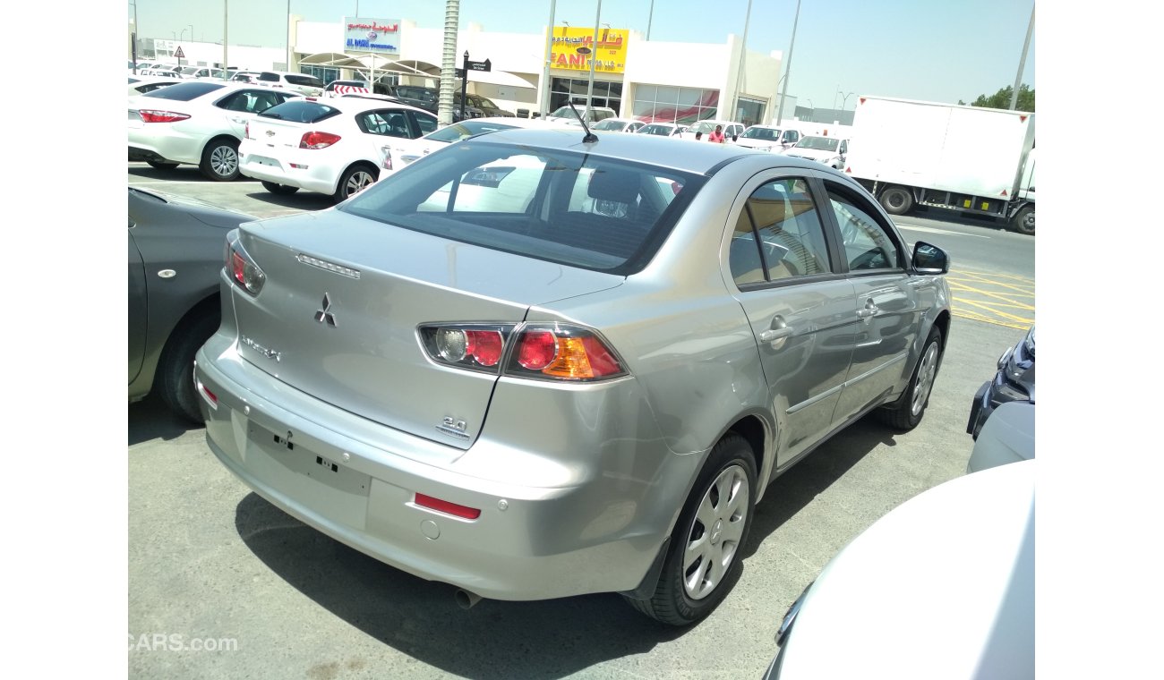 Mitsubishi Lancer 2016 SILVER GCC NO ACCIDENT NO PAIN PERFECT