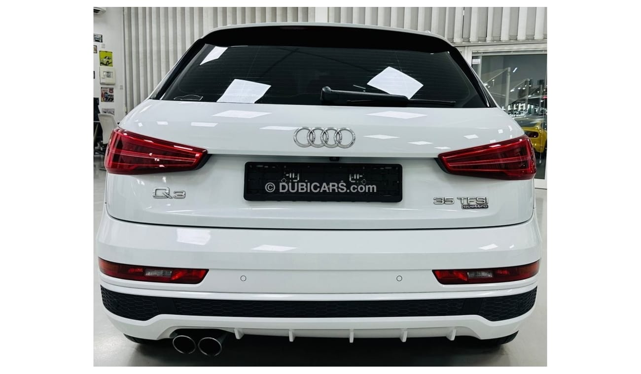 Audi Q3 35 TFSI S-Line GCC .. FSH .. S line .. Perfect Condition .. 4Cyl