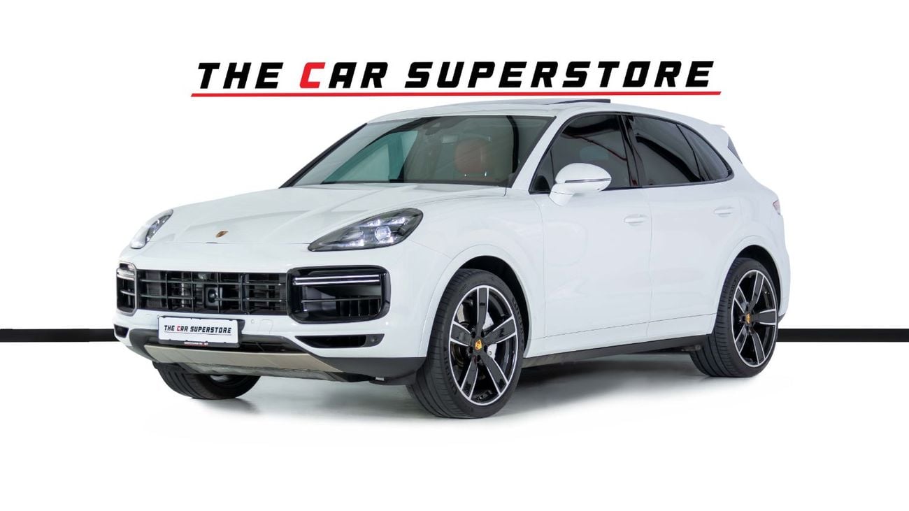 Porsche Cayenne Turbo 4.0L (550 HP) Special Order-Al Nabooda Warranty Until 10/2026-22 Inch Forged Rims