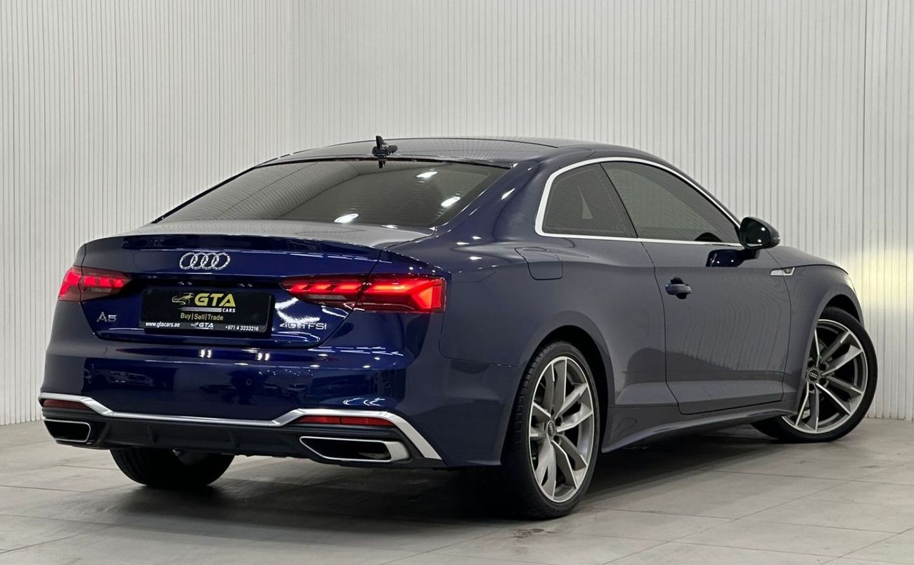Audi A5 40 TFSI S Line 2021 Audi A5 40TFSI S-Line Coupe, May 2026 Al Naboodah Warranty + Service Contract, G