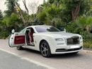 رولز رويس واريث 2015 Rolls Royce Wraith | GCC Specs | 6.6L V12 | 624 HP | 66k KM | WHITE/RED | Starlight Headliner |