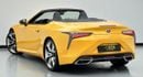 Lexus LC500 Convertible 2021 Lexus LC500 Carbon Cabriolet, 1 Year Warranty Unlimited KM, Excellent Condition