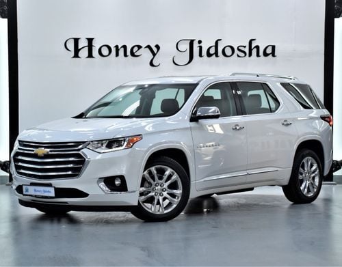 Chevrolet Traverse EXCELLENT DEAL for our Chevrolet Traverse AWD HIGH COUNTRY ( 2018 Model ) in White Color GCC Specs