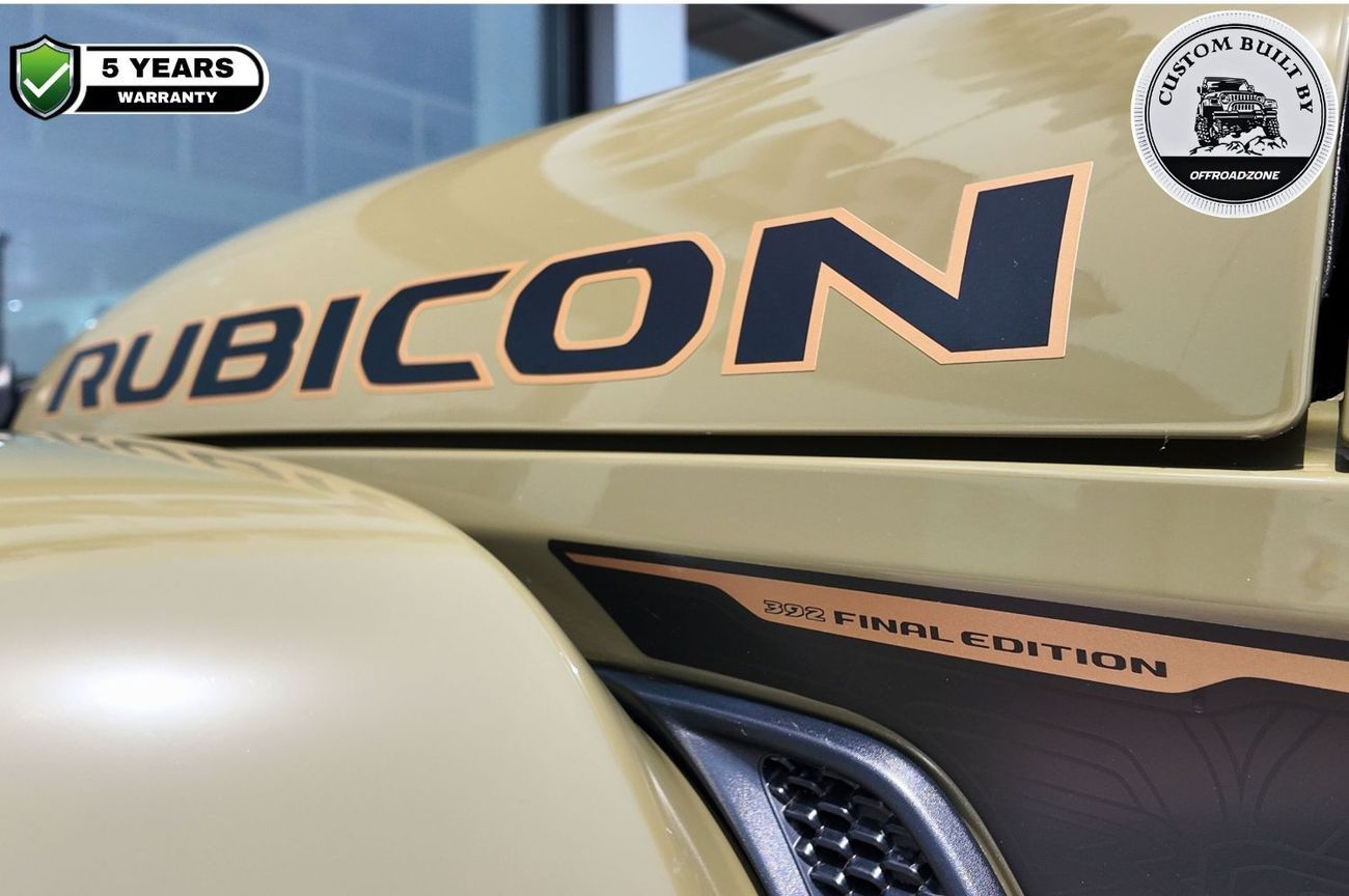 Jeep Wrangler Rubicon 392 6.4L V8 FINAL EDITION / 2025 JEEP WRANGLER 4DR RUBICON GREEN / 5 YEARS DEALERSHIP WARRAN