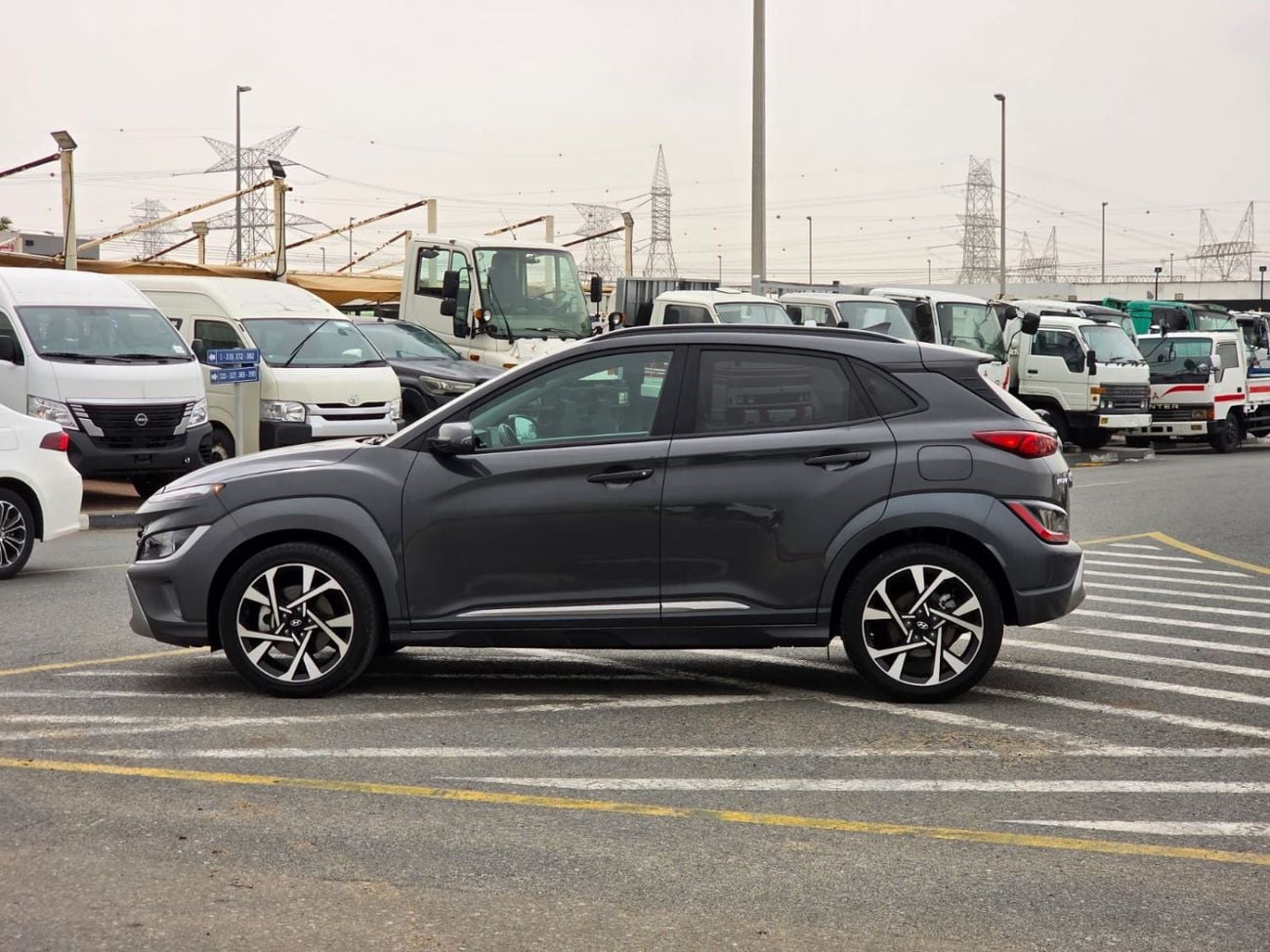 Hyundai Kona 1.6 Limited Turbo Sunroof, Push button, original leather seats and Parking sensors