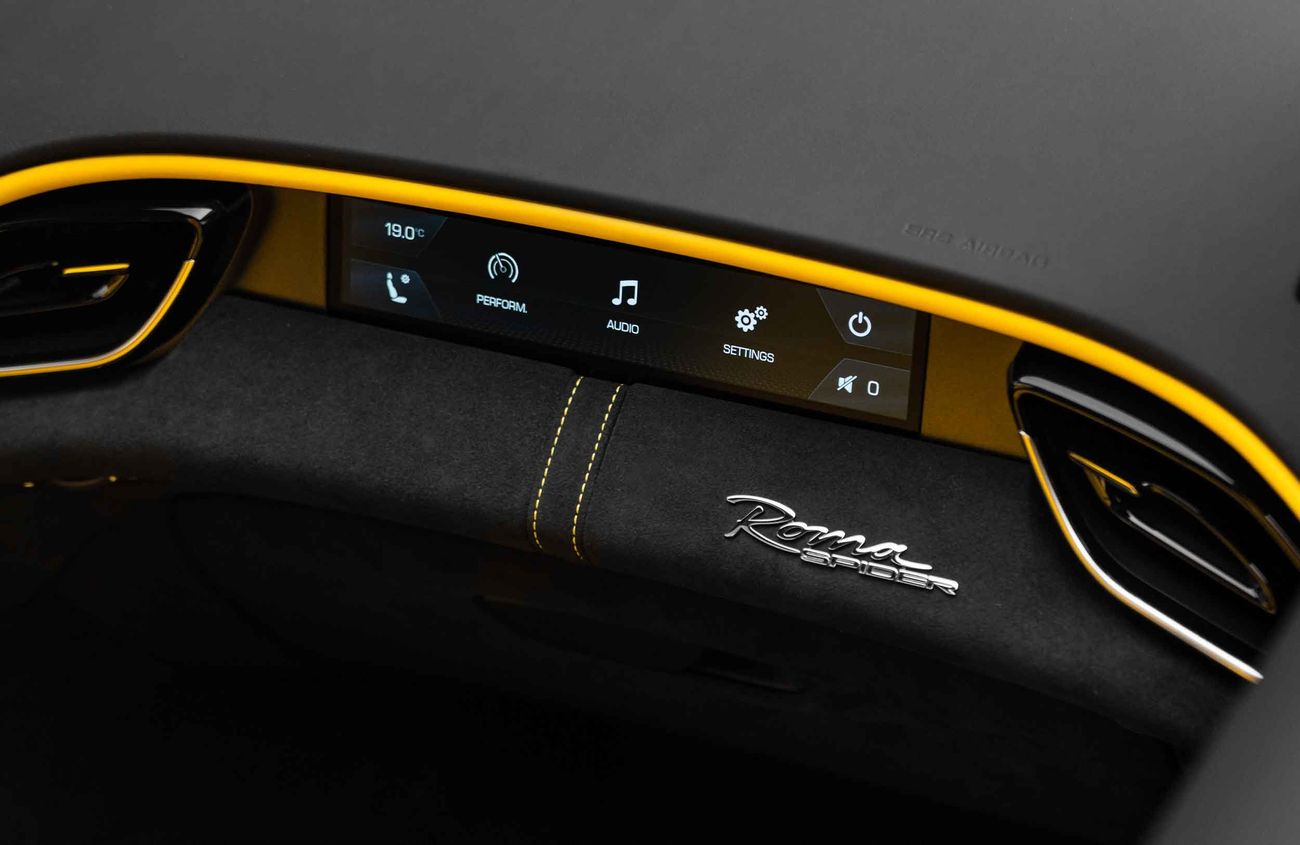 Ferrari Roma 3.9L V-8 Twin-Turbocharged Engine