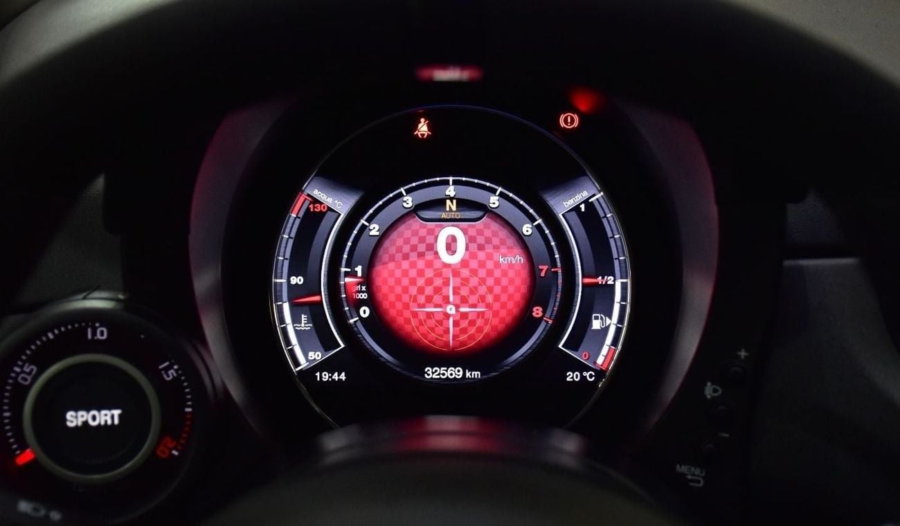 أبارث 595 Abarth 595 Competizione ( 2021 Model ) in Green Color GCC Specs