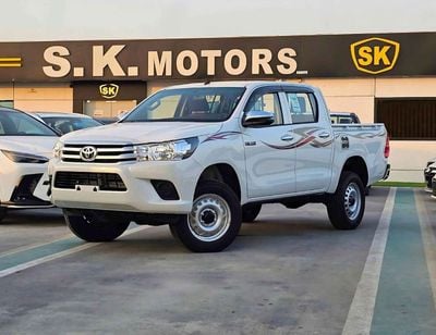 تويوتا هيلوكس NARROW BODY BASIC/ DOUBLE CABIN/ PWR WINDOWS/ KEYLESS ENTRY/ 2 ABG DIESEL AT 2.4L V4 4WD