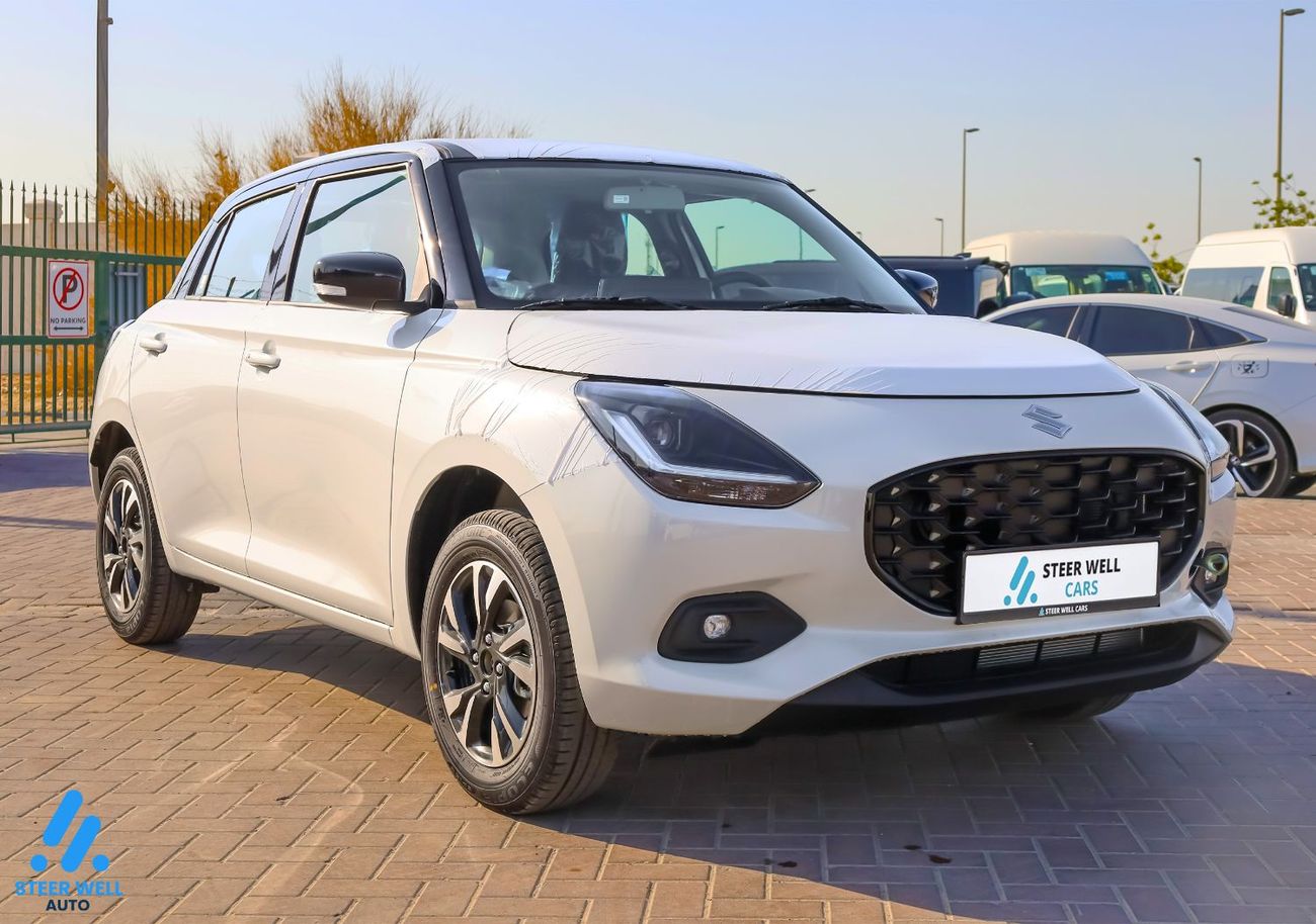 Suzuki Swift GLX 2026 – Dual-Tone White/Black, Keyless & Feature-Packed