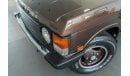 لاند روفر رانج روفر فوج إس إي سوبرتشارج 1988 Range Rover Vogue SE 3.5L V8 Fuel Injection / British Motor Industry Heritage Trust Certified M
