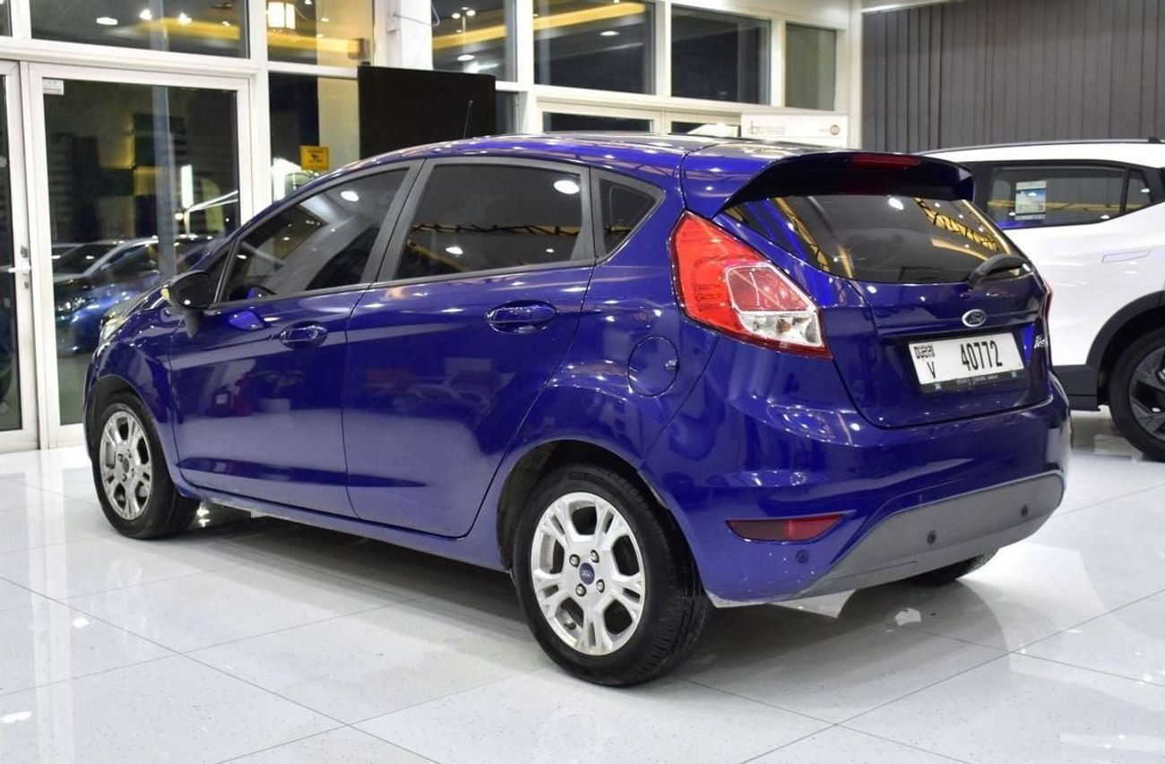 فورد فيستا Ford Fiesta ( 2015 Model ) in Blue Color GCC Specs