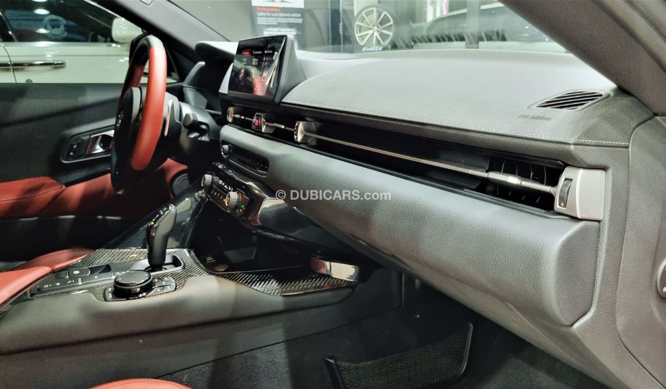 Toyota Supra GR TOYOTA SUPRA 2020 GCC LOW MILEAGE ONLY 29K KM IN IMMACULATE CONDITION FOR 179K AED