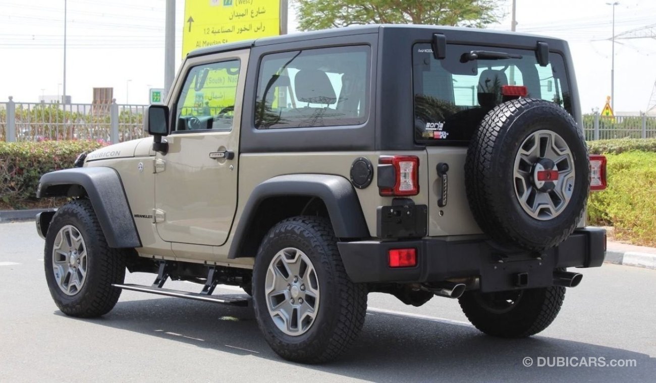 Jeep Wrangler RUBICON 2017 GCC VERY LOW MILEAGE WITH AGENCY WARRANTY & SERVICE HISTORY IN MINT CONDITION