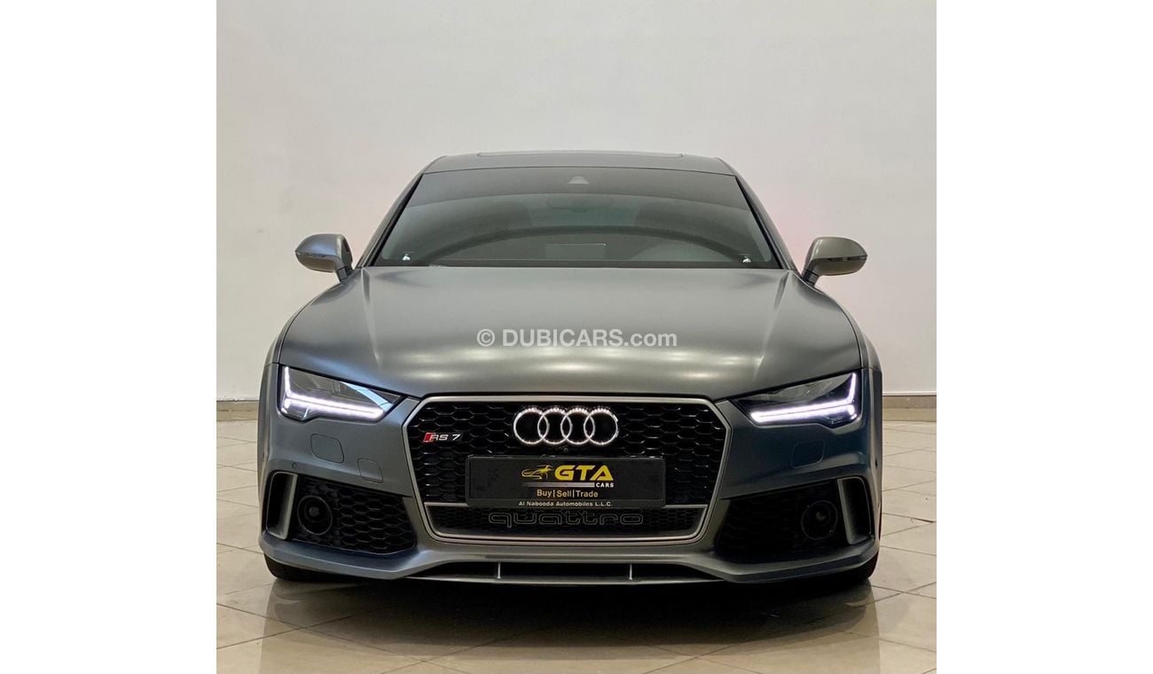 Audi RS7 2017 Audi RS7, Audi Warranty + Service Contract, Low KMs, GCC