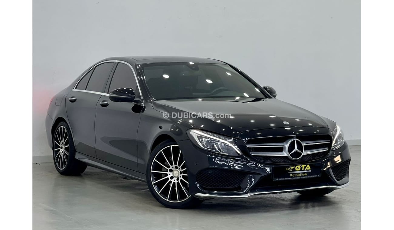 Mercedes-Benz C 200 AMG Pack 2017 Mercedes-Benz C200 AMG, Full Option, Warranty, Low Mileage, GCC