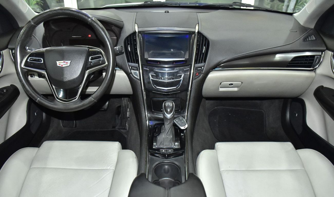 كاديلاك ATS EXCELLENT DEAL for our Cadillac ATS ( 2015 Model ) in White Color GCC Specs