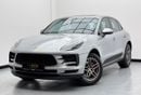 Porsche Macan Std 2.0L (252 HP) 2021 Porsche Macan, Full Service History, 1 Year Warranty, Excellent Condition, GC