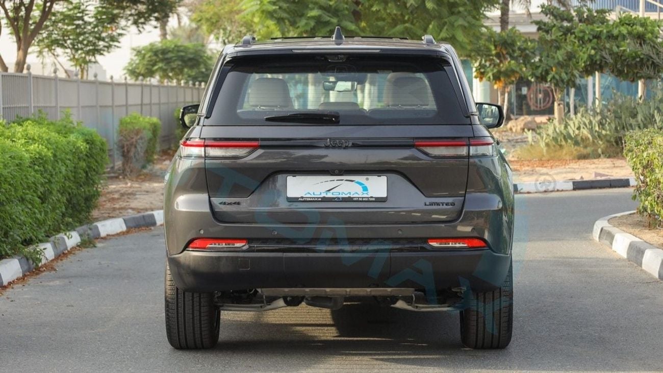 جيب جراند شيروكي Limited Plus Luxury V6 3.6L 4X4 GCC 2025 With 3 Years Warranty Or 60,000 Km @Official Dealer