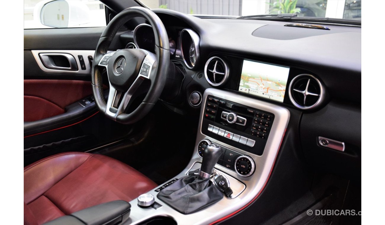 Mercedes-Benz SLK 350 Sport EXCELLENT DEAL for our Mercedes Benz SLK350 ( 2015 Model! ) in White Color! GCC Specs