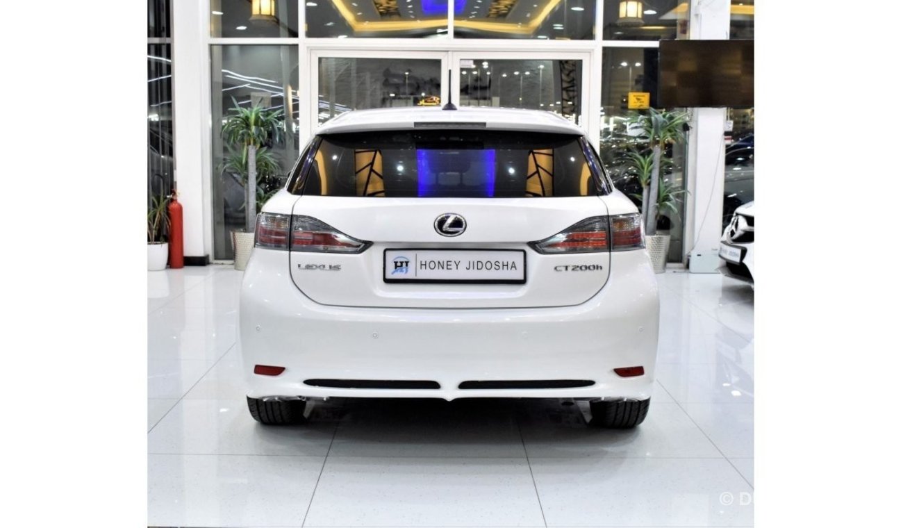 لكزس CT 200h EXCELLENT DEAL for our Lexus CT200 HYBRID ( 2012 Model ) in White Color GCC Specs