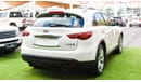Infiniti FX50 2009 GCC model, fingerprint slot, rear camera, leather, cruise control, sensor wheels, in excellent