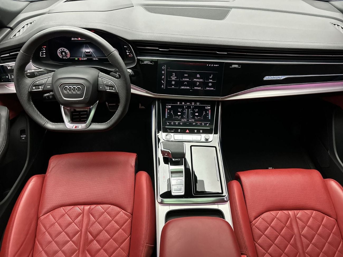 أودي Q8 55 TFSI quattro (340 HP) Crimson Red Edition (Ref# 053982)