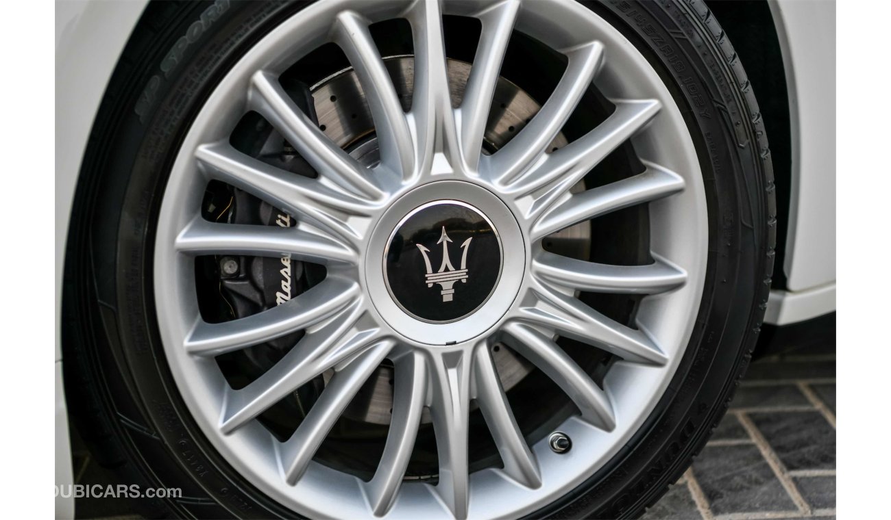 Maserati Quattroporte Under Warranty - GCC - AED 2,918 Per Month - 0% Downpayment