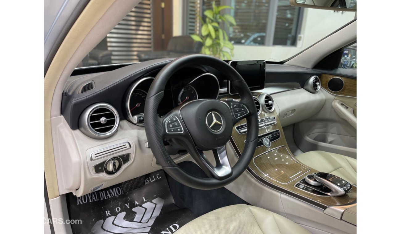 مرسيدس بنز C200 AMG باك Mercedes-Benz C200 AMG kit GCC 2015 under warranty