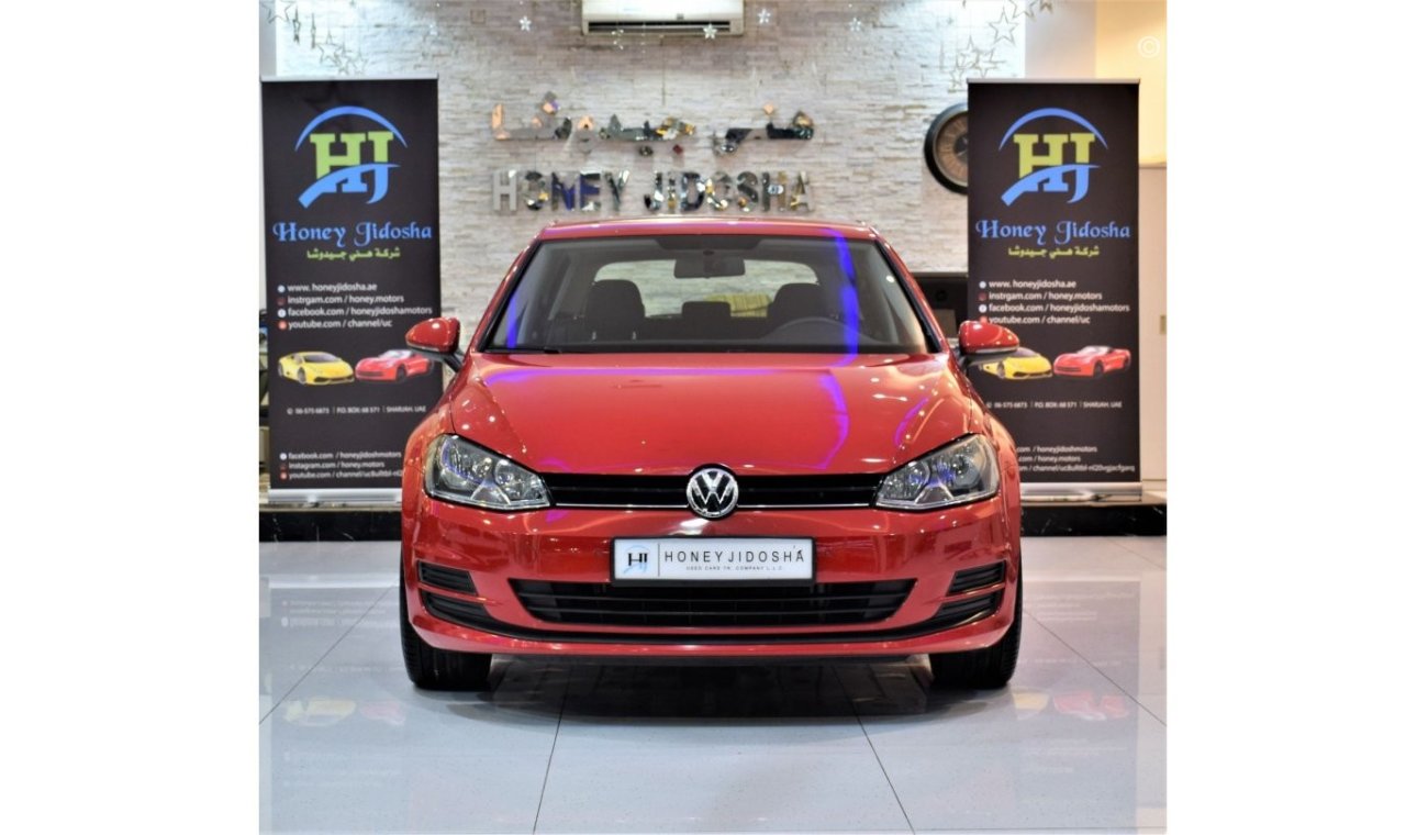 فولكس واجن جولف Volkswagen Golf TSI 2016 Model!! in Red Color! GCC Specs