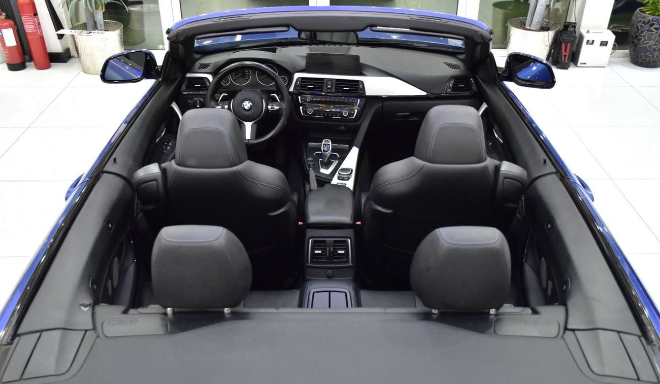 بي أم دبليو 440i EXCELLENT DEAL for our BMW 440i M-Kit Convertible ( 2017 Model ) in Blue Color GCC Specs