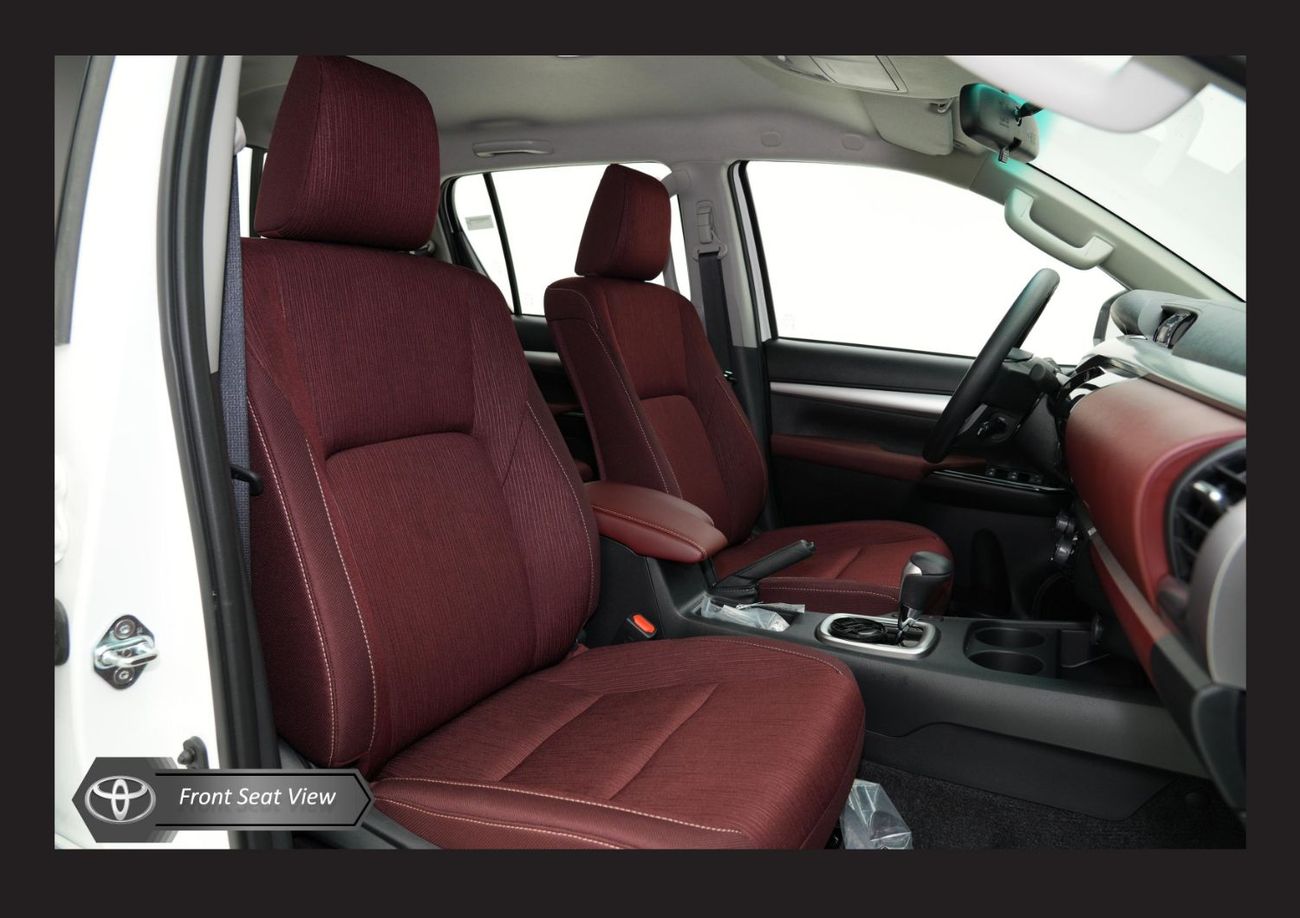 تويوتا هيلوكس #Am TOYOTA HILUX 2.7L 4X4 D/C HI(i) A/T PTR 2025 Export only