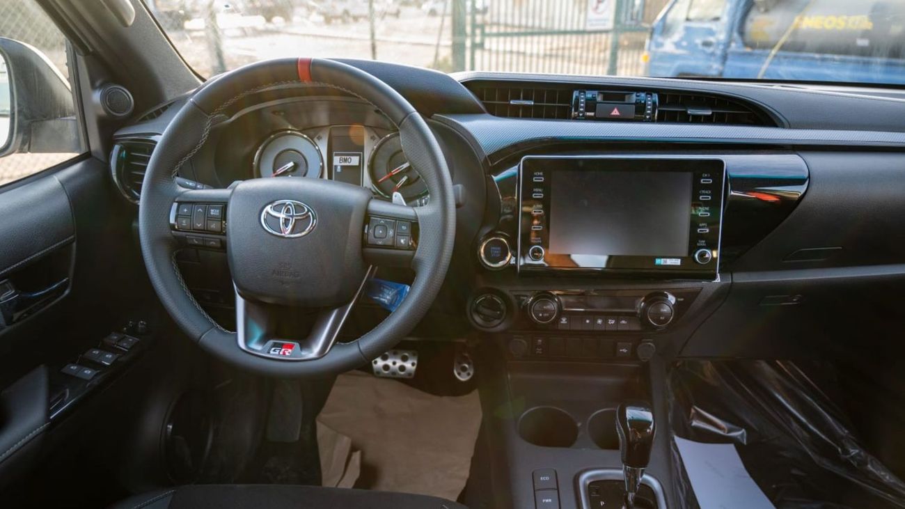 Toyota Hilux GR Sport 4.0L Automatic . Petrol . Pick Up Truck . Four Wheel Drive . 5 Seats . 4 Doors ▾