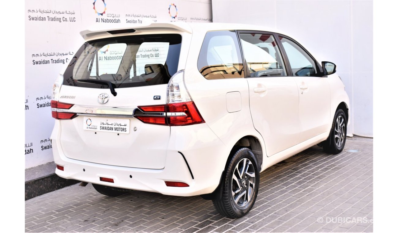 Toyota Avanza AED 1232 PM | 1.5L G 7-STR GCC WARRANTY