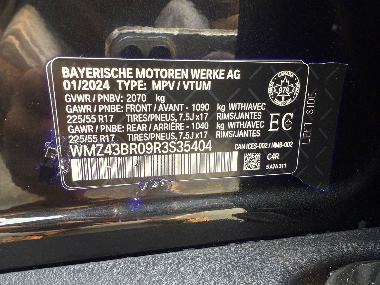 Mini Cooper Countryman 2024 TWIN TURBO CHARGE ENGINE 2.0 L low KM CANADA SPEC