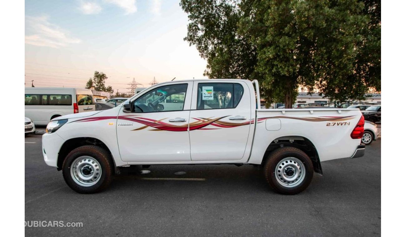 تويوتا هيلوكس 2021 Toyota Hilux 2.7L D-Cab 4x4 Manual | Bluetooth + 6 Seater (Front D+2P)