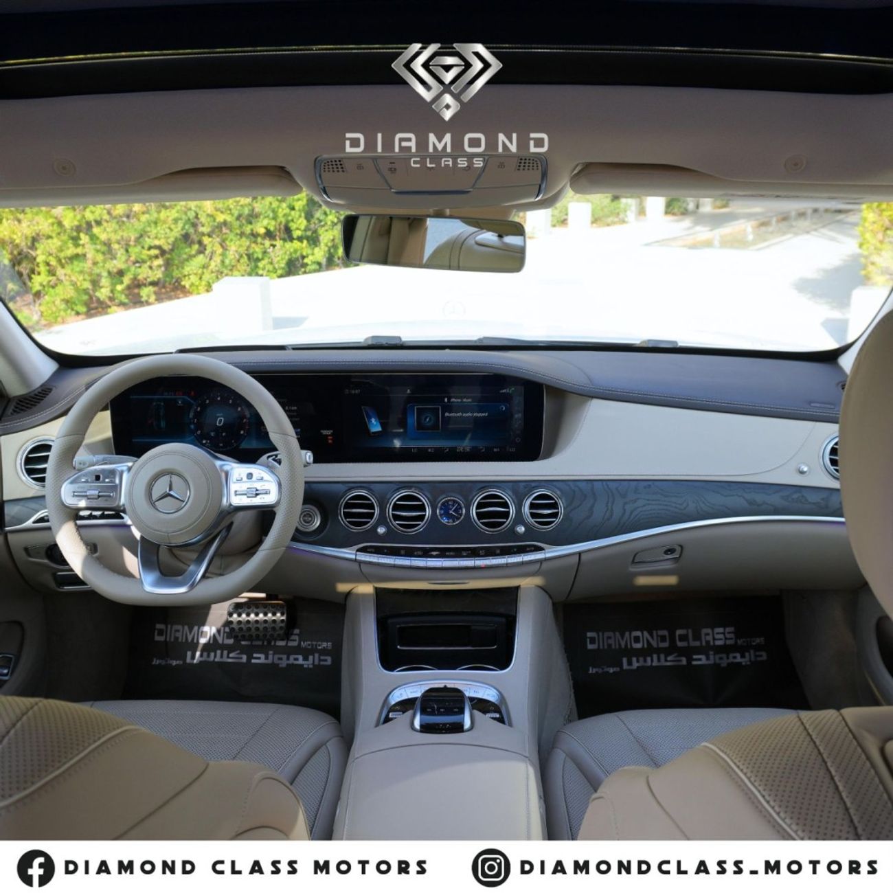 Mercedes-Benz S 560 Exclusive Edition 4.0L Mercedes S560 AMG Full Option  Panoramic  5 Buttons  2018 GCC