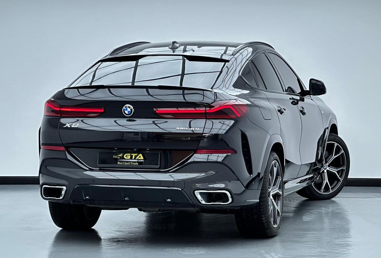 BMW X6 40i M Sport 3.0L 2022 BMW X6 xDrive40i M-Sport, Jan 2027 BMW Warranty + Service Package, BMW Full Se